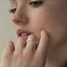 Серебряное кольцо "Сердце" 112125с от ювелирного магазина Оникс - 1