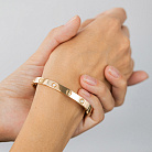 Жорсткий браслет "Love" з діамантами (жовте золото) бб0059м от ювелирного магазина Оникс - 4