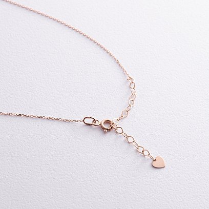 Колье с шариками и жемчугом (красное золото) кол02406 №8