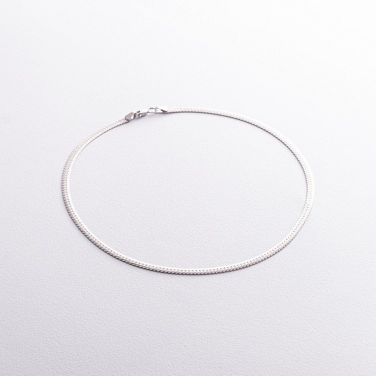 Срібна цепочка (снейк) рс134519 від ювелірного магазину Онікс