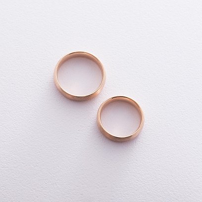 Золота обручка 5 мм (матове) обр00405 №2