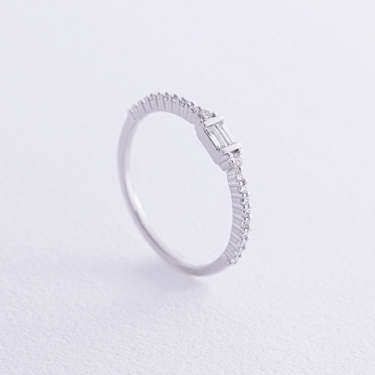 Золота каблучка з діамантами кб0517cha від ювелірного магазину Онікс