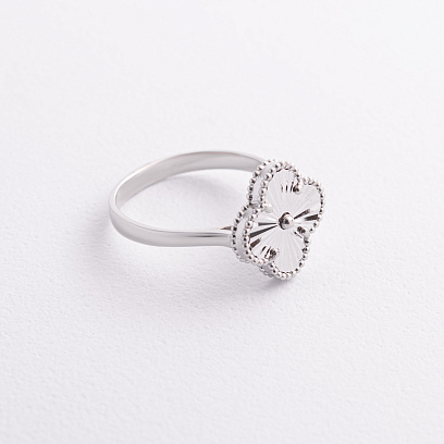 Срібна каблучка "Конюшина" 112832 №2