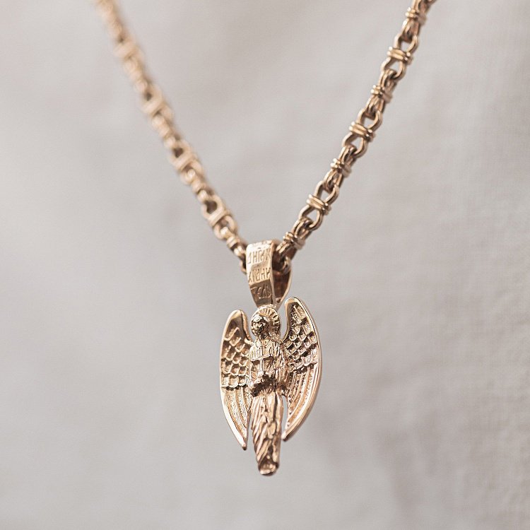 Золота підвіска "Ангел" п02737 від ювелірного магазину Онікс - 3