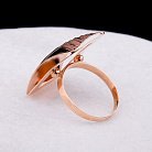 Золотое кольцо к02543 от ювелирного магазина Оникс - 3
