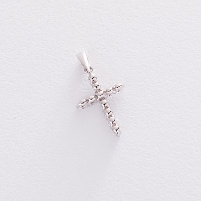 Золотой крестик (бриллиант) пб0183ri №3