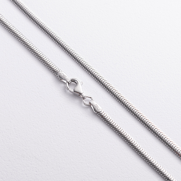 Серебряная цепочка (снейк) 4мм 15230-4 от ювелирного магазина Оникс - 2