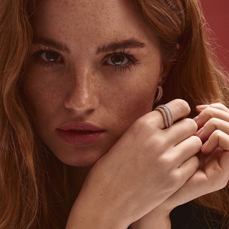 Золоті сережки з діамантами CR1492Egm від ювелірного магазину Онікс - 3