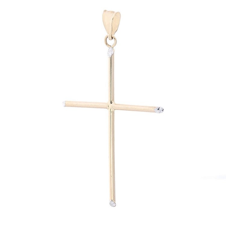 Золотой крестик п01981 от ювелирного магазина Оникс