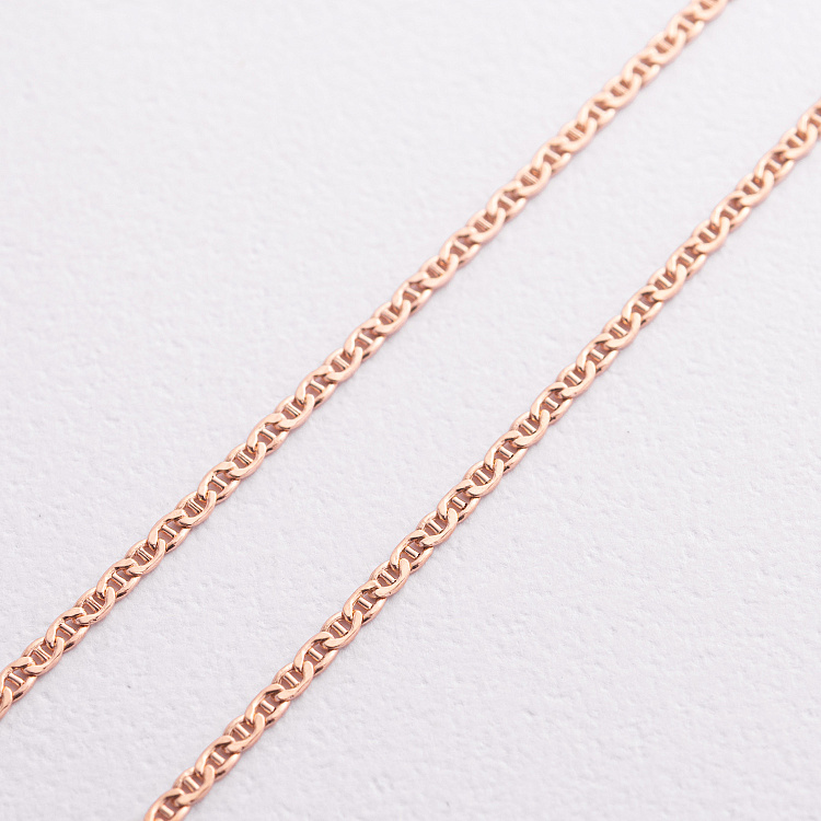 Золотий ланцюжок плетіння Барлі (2 мм) ц00055-2 - 1 Золотий ланцюжок плетіння Барлі (2 мм) ц00055-2 від ювелірного магазину Онікс - 1