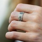 Серебряное кольцо "Вышиванка" (фианиты) 1113 от ювелирного магазина Оникс - 5