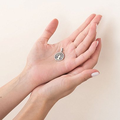 Срібна підвіска "Древо життя" 132913 №2