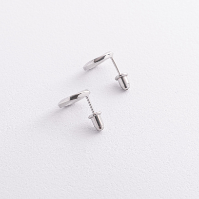 Срібні сережки "Нескінченність"  7373р №2