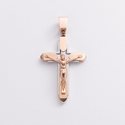 Золотой крест "Распятие" 144151100 №3