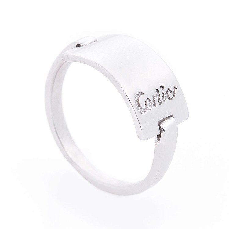 Срібний перстень без каменів 112162 від ювелірного магазину Онікс