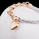 Золотий браслет з білого і жовтого золота б01873 от ювелирного магазина Оникс - 1