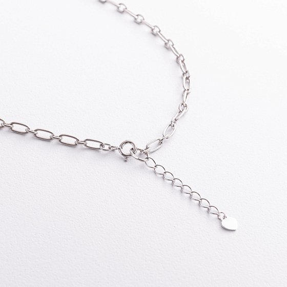 Серебряное колье "Цепочка" 908-01511 №5