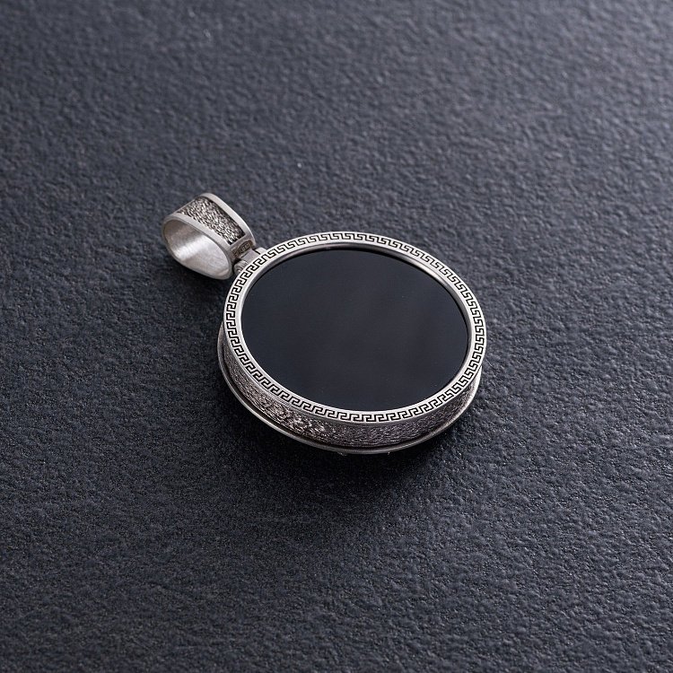 Серебряный кулон "Орел" (оникс) 1250 от ювелирного магазина Оникс - 4