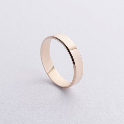 Обручка - класична (жовте золото) обр00347 №2