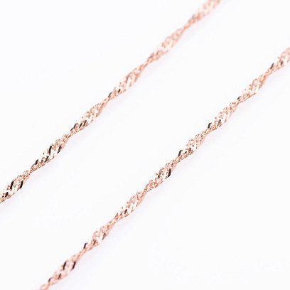 Золотий ланцюжок - Сінгапур (1 мм) ц00043-1 №3