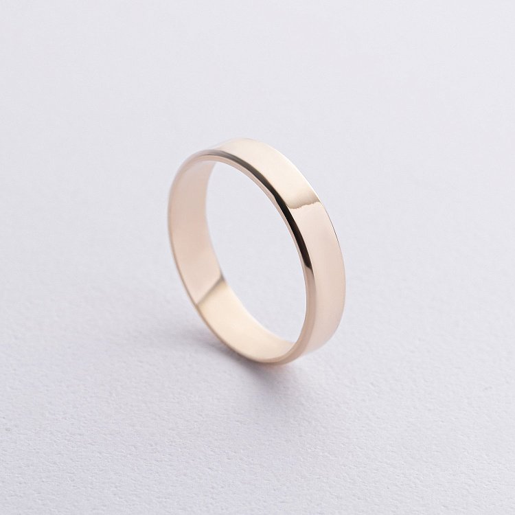 Обручка - класична (жовте золото) обр00347 від ювелірного магазину Онікс - 1