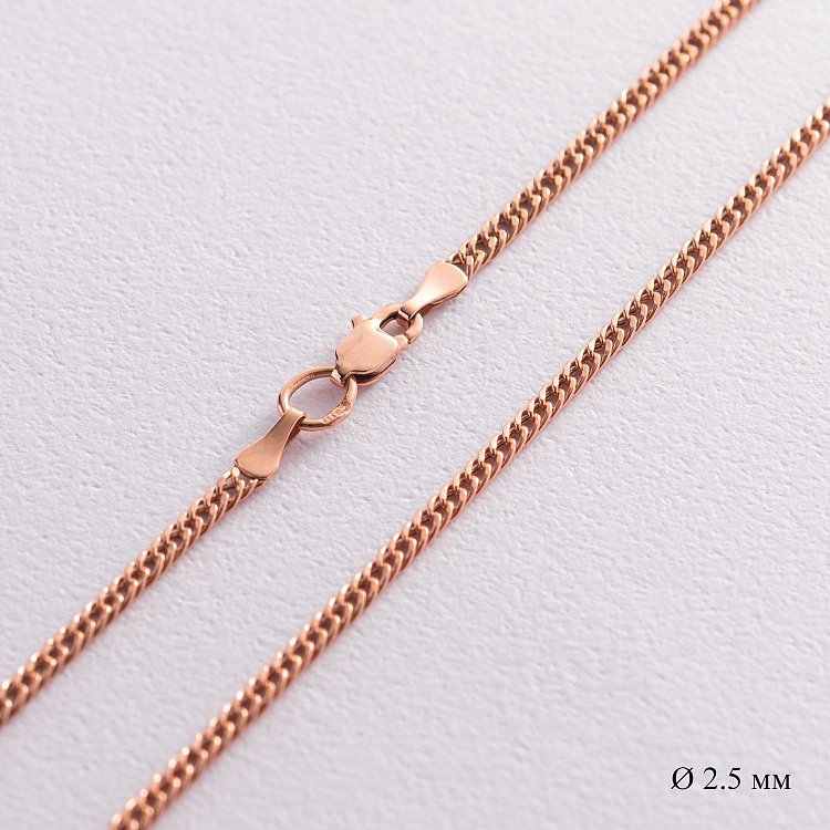 Золотая цепочка (панцирное плетение 2.5 мм) ц00039-2.5 от ювелирного магазина Оникс