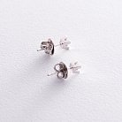 Золоті сережки - пусети (діамант) сб0161arp от ювелирного магазина Оникс - 1