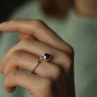 Серебряное кольцо "Шар" 111993 от ювелирного магазина Оникс - 9