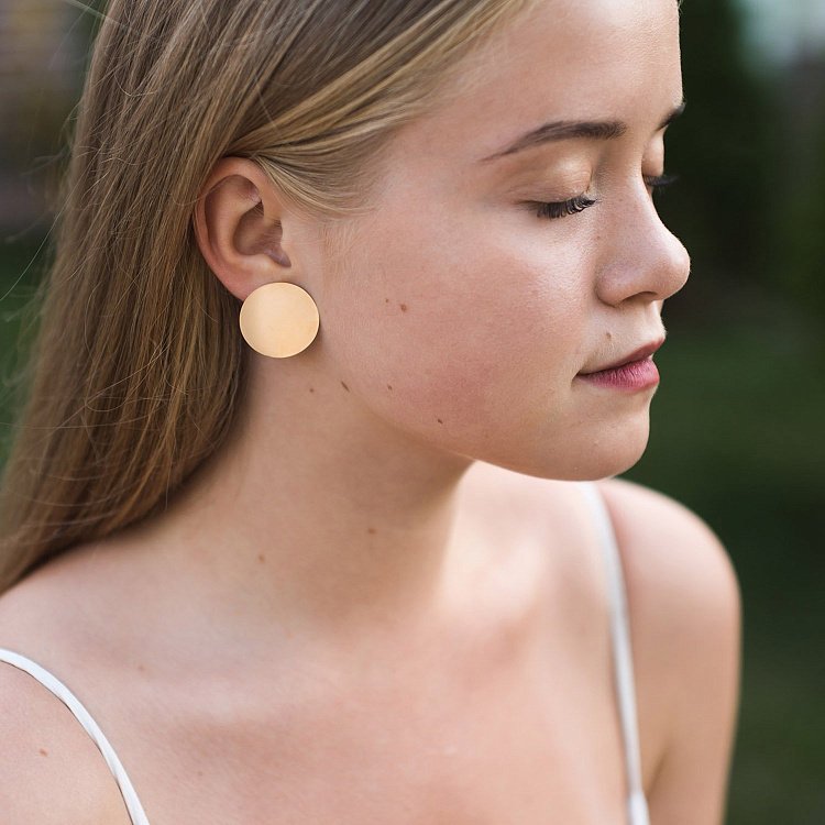 Сережки "Великі комети" в жовтому золоті с06324 від ювелірного магазину Онікс