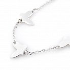 Срібний браслет з метеликами 141237 от ювелирного магазина Оникс - 1
