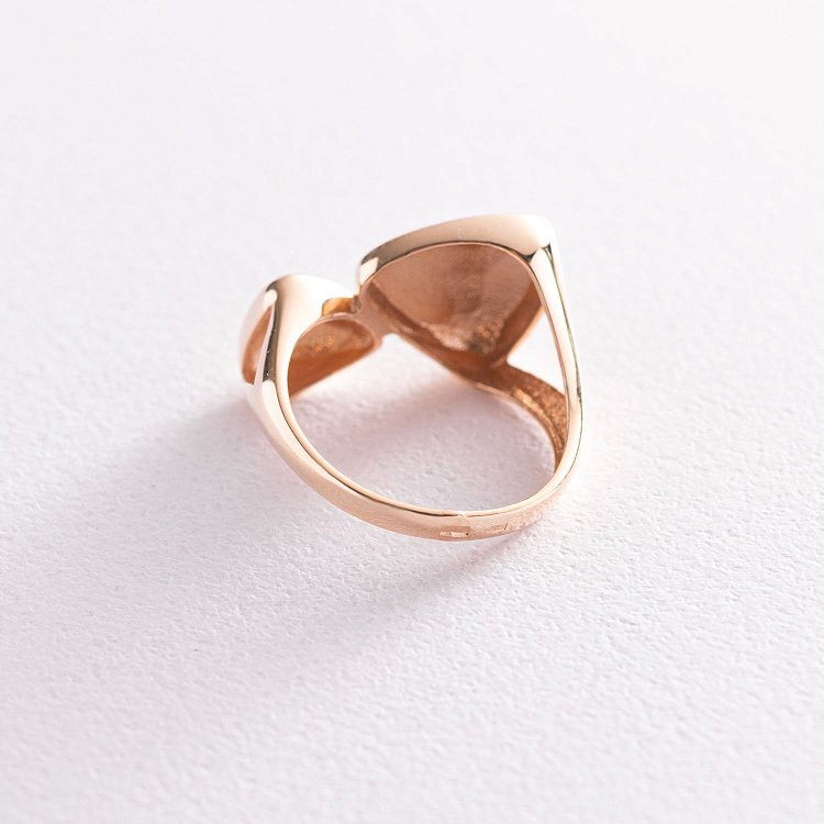 Каблучка в червоному золоті к05495 від ювелірного магазину Онікс - 2