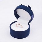 Эксклюзивное золотое кольцо с бриллиантом кб03050 от ювелирного магазина Оникс - 3