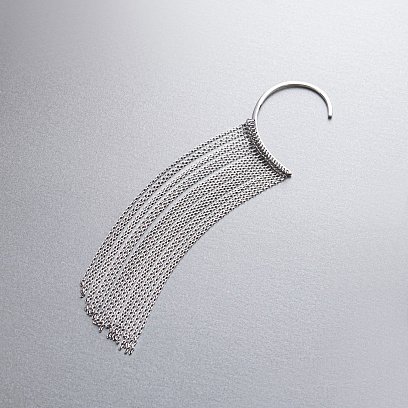 Срібна сережка - каффа "Неповторність" 122861 №27