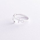 Серебряное кольцо "Якорь" 112536 от ювелирного магазина Оникс