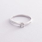 Золотое помолвочное кольцо с бриллиантом кб0510м от ювелирного магазина Оникс - 2
