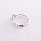 Помолвочное золотое кольцо с бриллиантом 227781121 от ювелирного магазина Оникс - 5