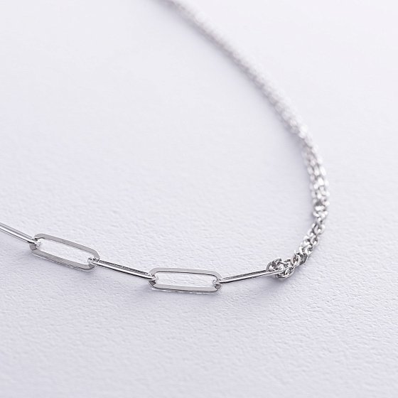 Серебряное колье "Цепочка" 908-01414 №3
