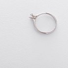 Золотое помолвочное кольцо (куб. циркон Swarovski) к06269 от ювелирного магазина Оникс - 2