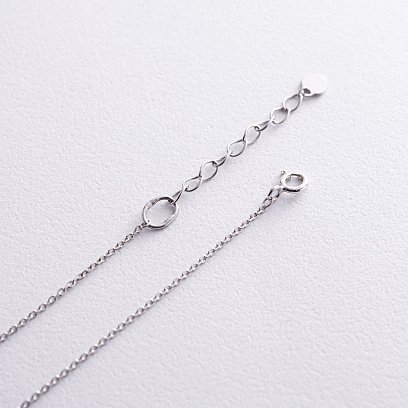 Серебряное колье "Волна" 908-01326 №7