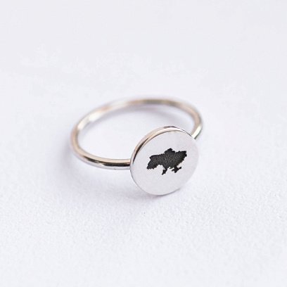 Срібна каблучка "Моя Україна" 112647у