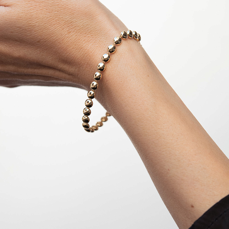 Браслет "Gloria" в желтом золоте б05780 от ювелирного магазина Оникс - 5