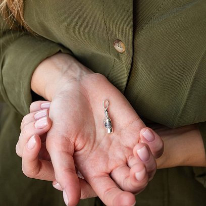 Срібна підвіска "Бандера - смузі" 133152 №5