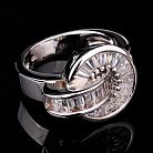 Серебряное кольцо с фианитами 11679 от ювелирного магазина Оникс