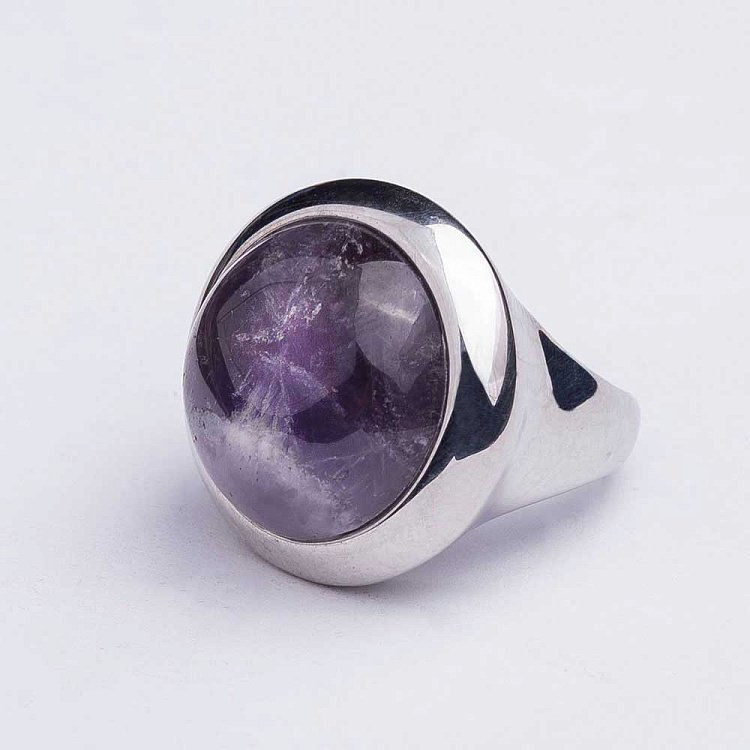 Кольцо с аметистом с122к30 - 2 Кольцо с аметистом с122к30 от ювелирного магазина Оникс - 2