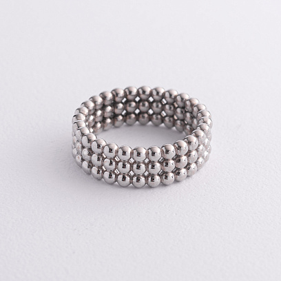 Каблучка "Рейчел" з кульками (срібло) 7466 №2