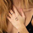 Золотое кольцо с разноцветными сапфирами кб0434nl от ювелирного магазина Оникс - 4