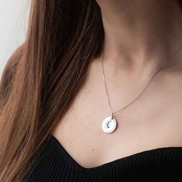 Серебряный кулон "Наша дуальность" 132724кул от ювелирного магазина Оникс - 1