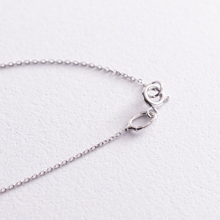 Подвійне золоте кольє "Хлоя" з фіанітом кол02048 від ювелірного магазину Онікс - 2