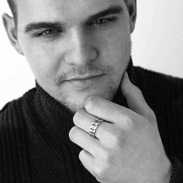 Срібний кубинський перстень 112713 від ювелірного магазину Онікс - 1