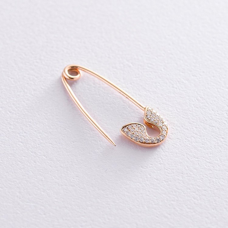 Золота шпилька з діамантами 206564ch від ювелірного магазину Онікс